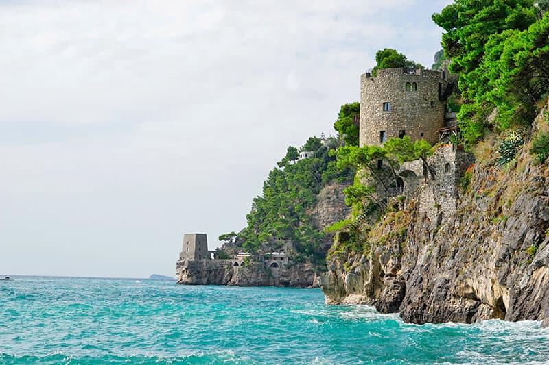 View of the coast from Fornillo Beach