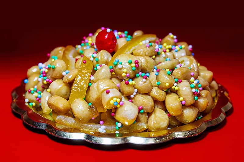 Neapolitan Struffoli dessert