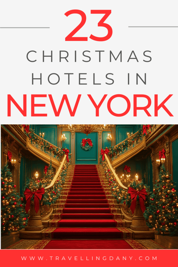 Discover the best New York hotels at Christmas that feature amazing decorations and a cozy holiday vibe.