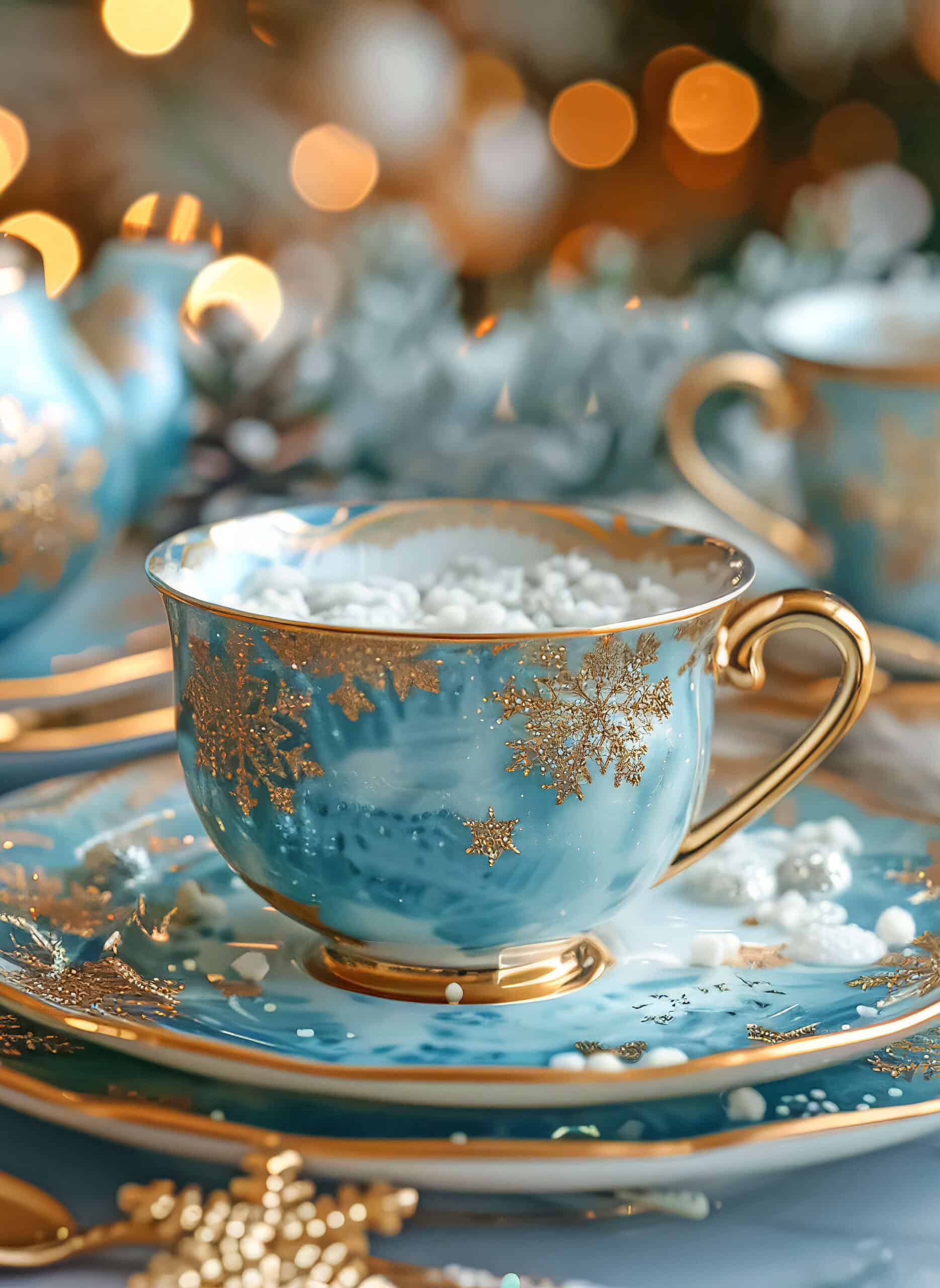 Cute Christmas tea cups