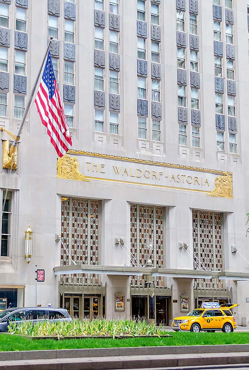 The Waldorf Astoria in NYC