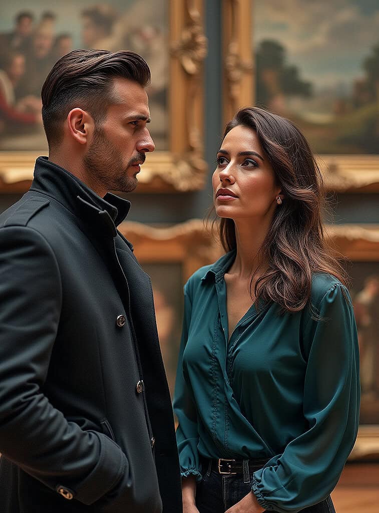 Couple visiting the MET in NYC