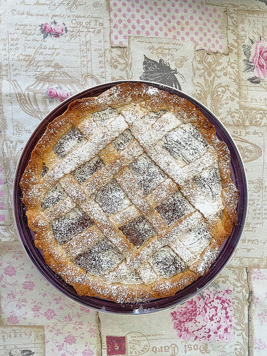 Homemade pastiera Napoletana