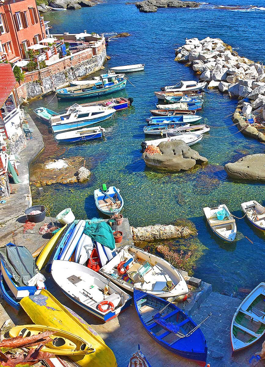 View of Marechiaro in Naples