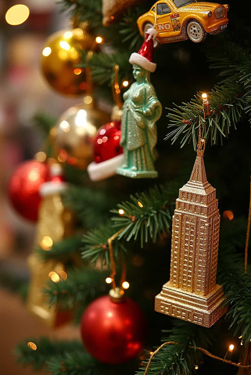 NYC themed Christmas ornaments