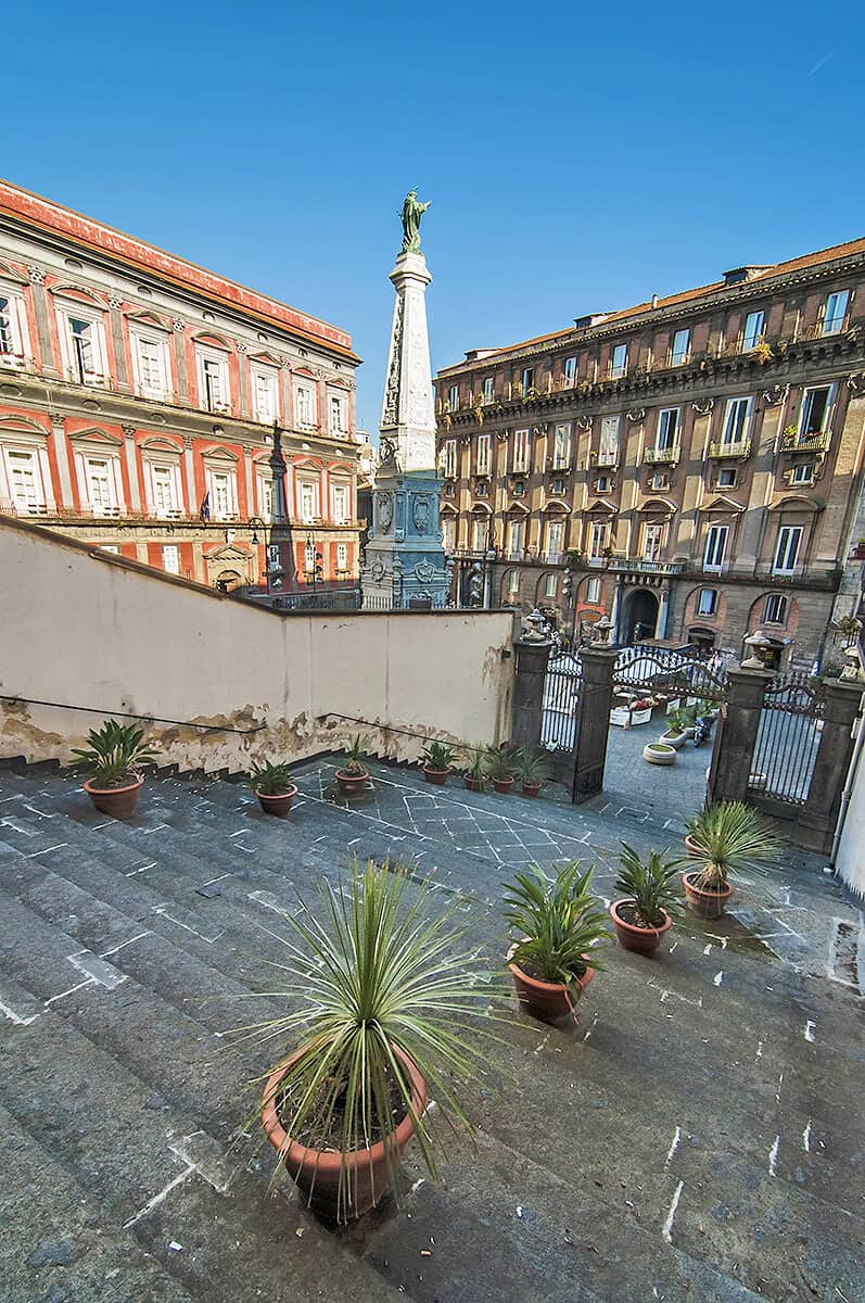 View of Piazza San Domenico Maggiore (Naples)