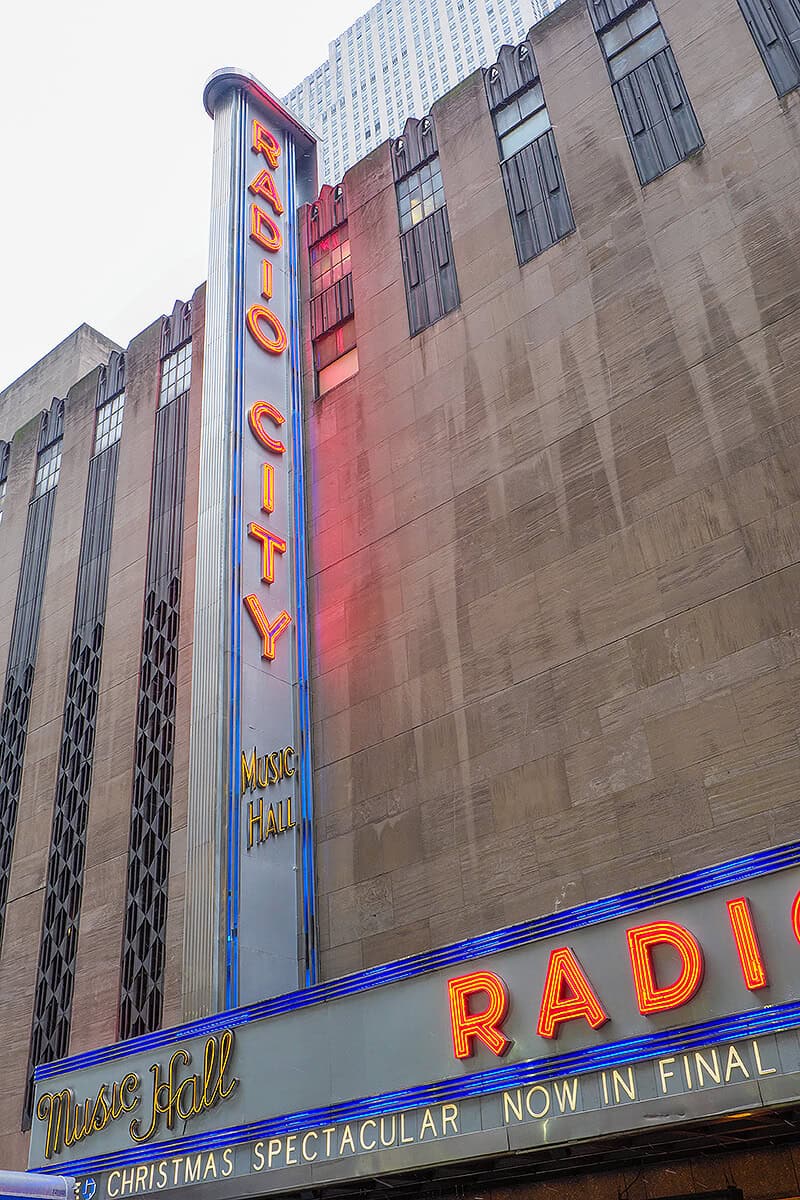 Radio City Music Hall Sign