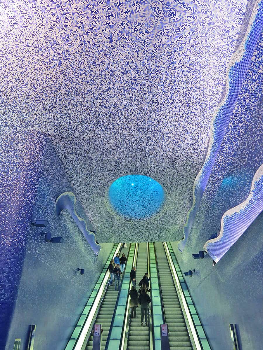 Toledo Station in Naples, Italy