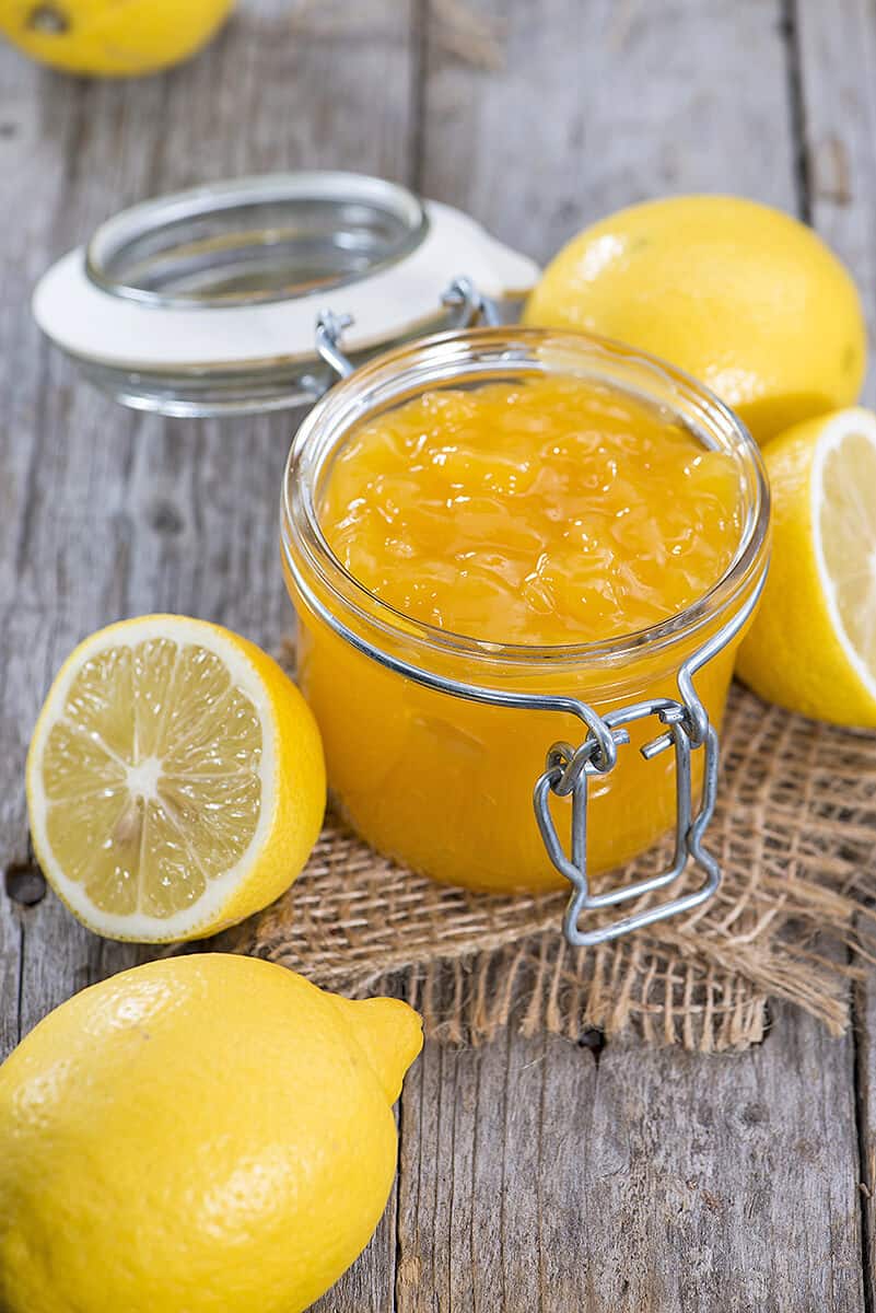 A jar of Amalfi lemon jam