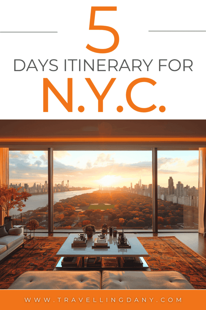 A realistic NYC itinerary for first timers who don’t want a marathon. In 5 days in New York City you’ll explore the icons, neighborhoods, and hidden gems that make the city so special. A must-have first time guide to NYC.