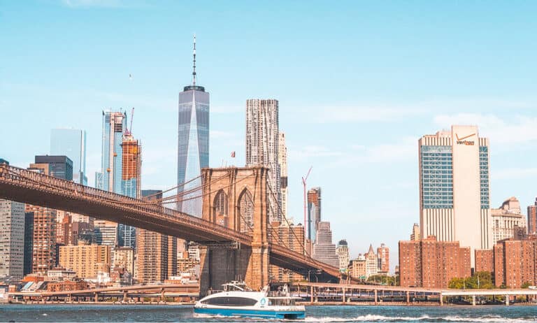 Brooklyn Bridge and NYC Skyline